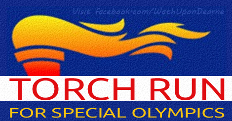 Flame of Hope in Rotherham for 2017 Special Olympics Torch Run