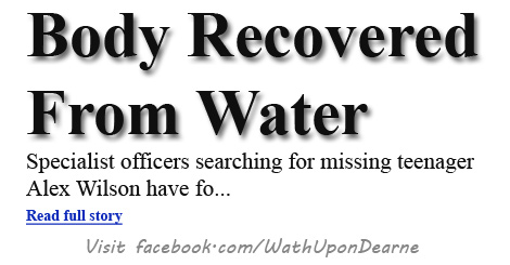 Search teams recover body from water