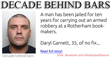 Decade behind bars for armed robber
