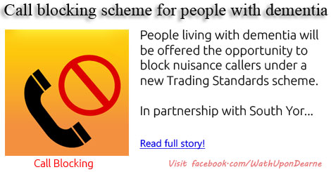 Call blocking scheme for people with dementia