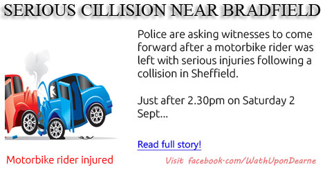 Serious collision near Bradfield, Sheffield – did you see what happened?
