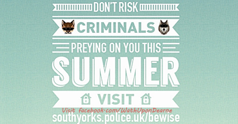Crime prevention advice issued following Sheffield burglaries.