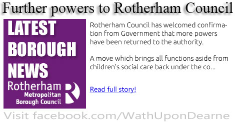 Government returns further powers to Rotherham Council