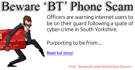Beware 'BT' phone scam