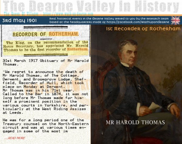Recorder of Rotherham 3rd May 1901