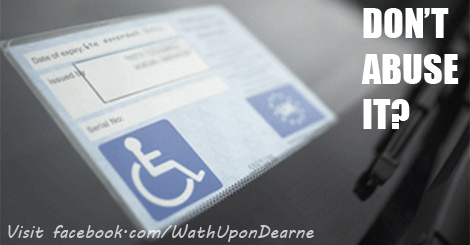 Man fined for disabled badge abuse