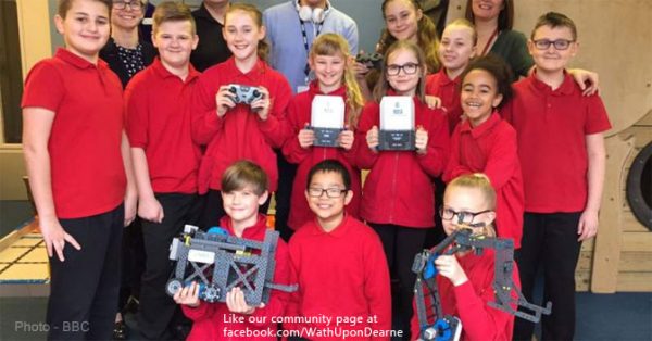 Wath Central primary school in UK robotics final