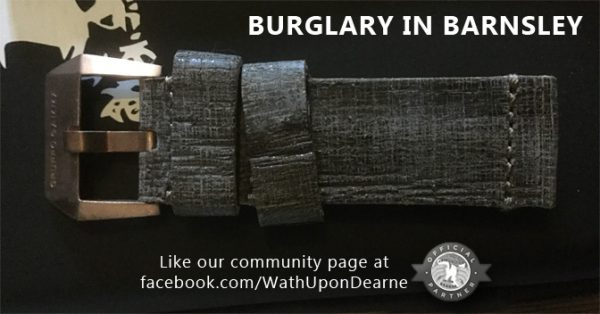 Rare watch and TV taken in Barnsley burglary