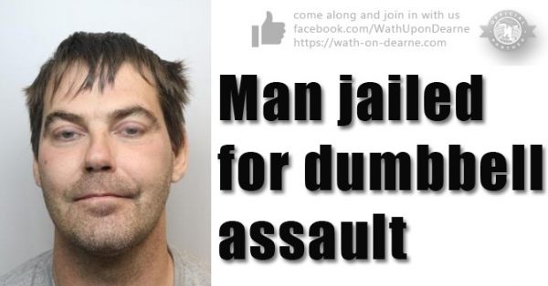 Man jailed for dumbbell assault