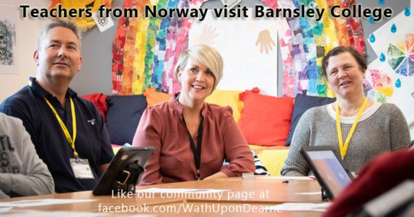Teachers from Norway visit Barnsley College
