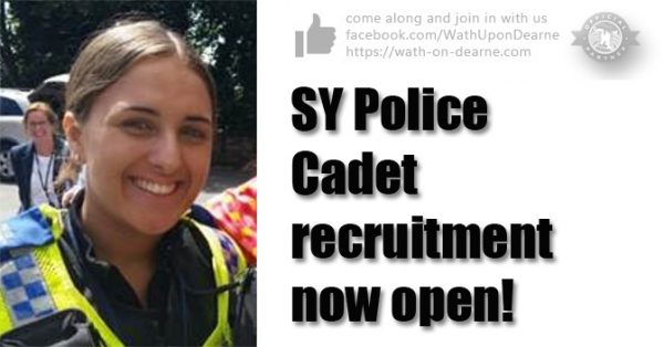 SY Police Cadet recruitment now open!