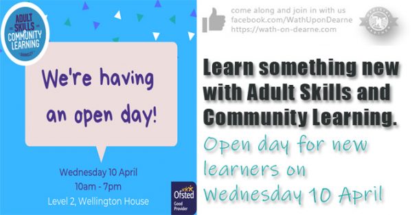Learn something new with Adult Skills and Community Learning