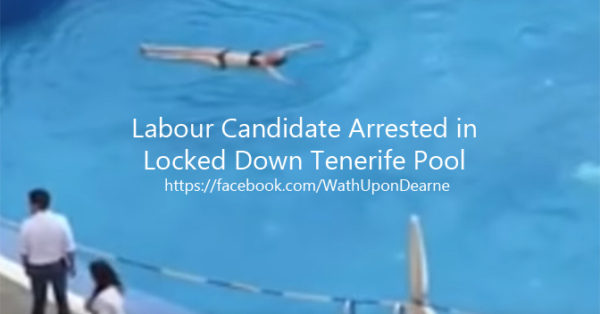 Labour Candidate Arrested in Locked Down Tenerife Pool