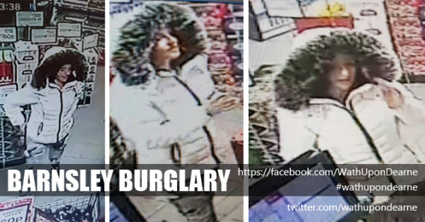 CCTV released following burglary in Barnsley