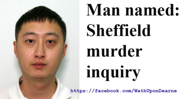 Man named in Sheffield murder inquiry