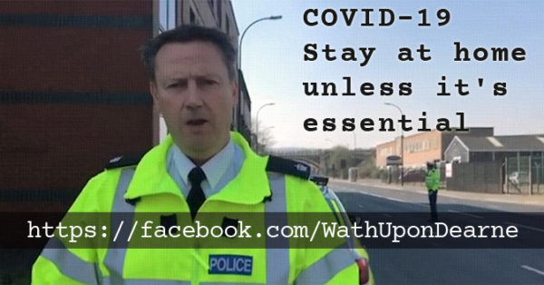 COVID-19: Stay at home, unless it's essential