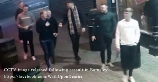 CCTV image released following assault in Barnsley